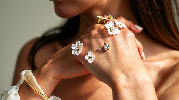 Idées de looks frais avec bijoux fleurs pour toutes occasions